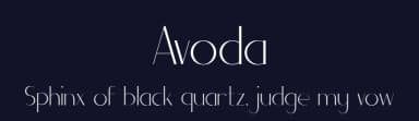 Avoda by Typefactoryco — Sans Serif Font — thumbnail 2