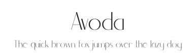 Avoda by Typefactoryco — Sans Serif Font — thumbnail 1