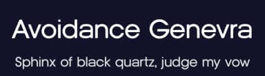 Avoidance Genevra by UI Creative — Sans Serif Font — thumbnail 2