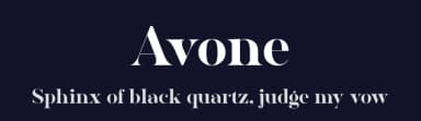 Avone by Almarkhatype — Serif Font — thumbnail 2