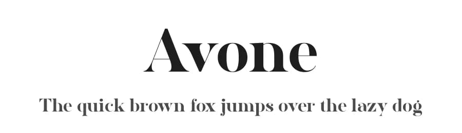 Avone by Almarkhatype — Serif Font