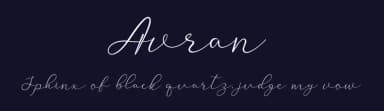 Avran by Rezastudio — Script Handwritten Font — thumbnail 2