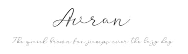 Avran by Rezastudio — Script Handwritten Font — thumbnail 1