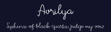 Avrilya by Madatype Studio — Script Handwritten Font — thumbnail 2