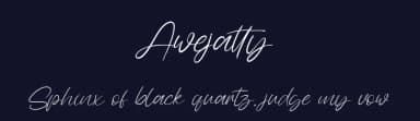 Awejatty by StringLabs Creative Studio — Script Handwritten Font — thumbnail 2
