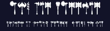 Axe for warrior by weknow — Dingbats Font — thumbnail 2