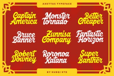 Axettac Font by Subqi Std — Script Handwritten Font — thumbnail 3
