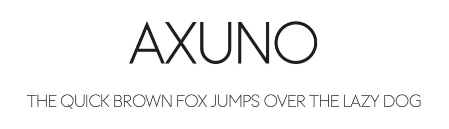 Axuno by VPcreativeshop — Sans Serif Font