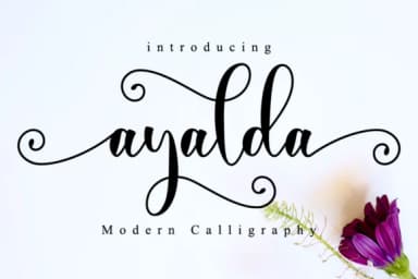 Ayalda Font by NissaStudio — Script Handwritten Font — thumbnail 1