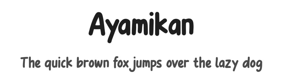 Ayamikan by Fontoast Studio — Script Handwritten Font