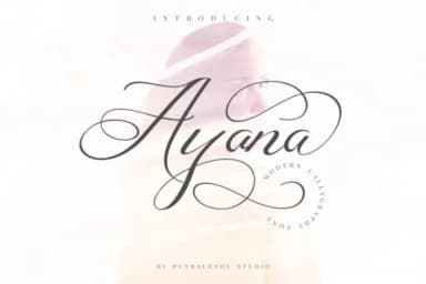 Ayana Font by putracetol — Script Handwritten Font — thumbnail 1