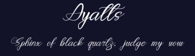 Ayatts by Design Vector10 — Script Handwritten Font — thumbnail 2