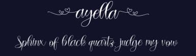 Ayella by Letterfand.Studio — Script Handwritten Font — thumbnail 2