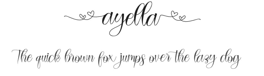 Ayella by Letterfand.Studio — Script Handwritten Font — preview 1