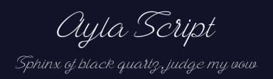 Ayla Script by Ianmikraz — Script Handwritten Font — thumbnail 2