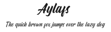 Aylafs by StringLabs Creative Studio — Script Handwritten Font — thumbnail 1