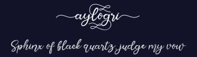 Aylogri by Madatype Studio — Script Handwritten Font — thumbnail 2