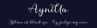 Aynilla by AEN Creative Studio — Script Handwritten Font — thumbnail 2
