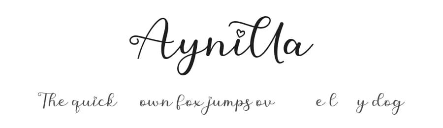 Aynilla by AEN Creative Studio — Script Handwritten Font