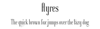 Ayres by MAGOfonts — Serif Font — thumbnail 1