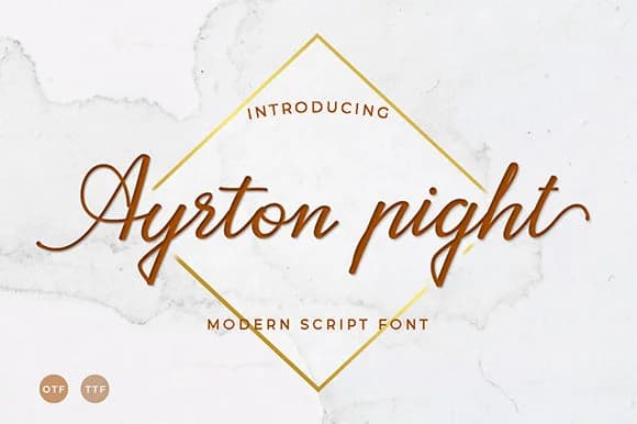 Ayrton Pight Font by Attract Studio — Script Handwritten Font