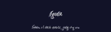 Ayudia by Mariyana — Script Handwritten Font — thumbnail 2