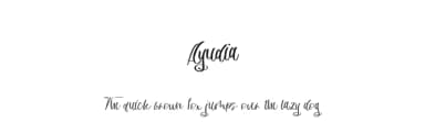 Ayudia by Mariyana — Script Handwritten Font — thumbnail 1