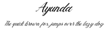 Ayunda by Letterena Studios — Script Handwritten Font — thumbnail 1