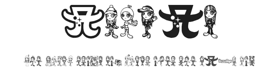 Ayupan — Dingbats Font