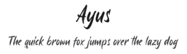 Ayus by StringLabs Creative Studio — Script Handwritten Font — thumbnail 1
