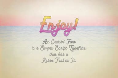 AZ Cruisin Font by Artistofdesign — Script Handwritten Font — thumbnail 2