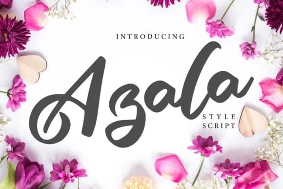 Azala Font by Vunira — Script Handwritten Font