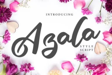 Azala Font by Vunira — Script Handwritten Font — thumbnail 1