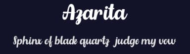 Azarita by Vunira Design — Script Handwritten Font — thumbnail 2