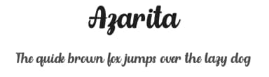 Azarita by Vunira Design — Script Handwritten Font — thumbnail 1