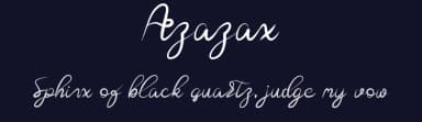 Azazax by Lontong Lodeh — Script Handwritten Font — thumbnail 2