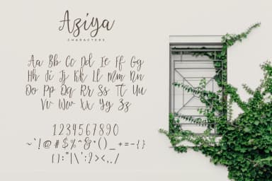Aziya Font by Typia Nesia — Script Handwritten Font — thumbnail 5