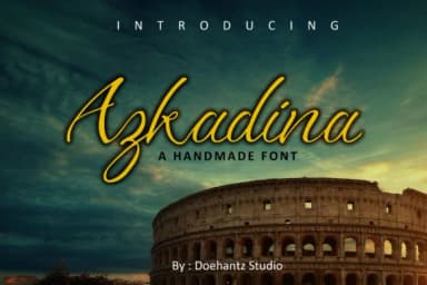 Azkadina Font by Doehantz Studio — Script Handwritten Font — thumbnail 1
