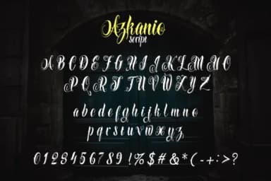 Azkanio Script Font by figuree studio — Script Handwritten Font — thumbnail 6