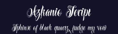 Azkanio Script by Figuree Studio — Script Handwritten Font — thumbnail 2