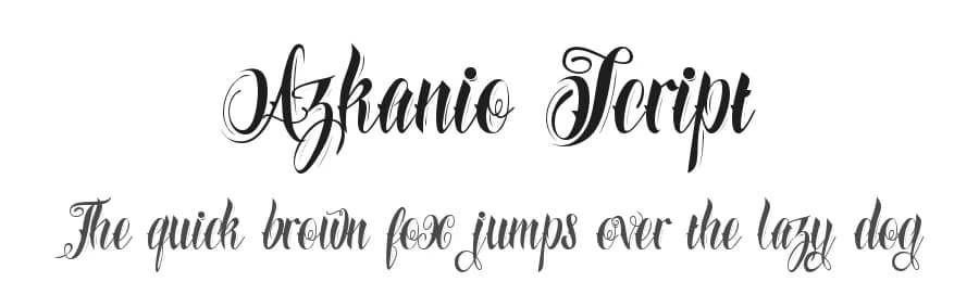 Azkanio Script by Figuree Studio — Script Handwritten Font