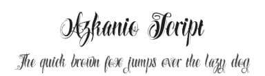 Azkanio Script by Figuree Studio — Script Handwritten Font — thumbnail 1