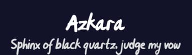 Azkara by Ibra Creative Studio — Script Handwritten Font — thumbnail 2