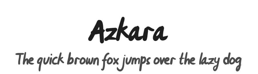 Azkara by Ibra Creative Studio — Script Handwritten Font — preview 1