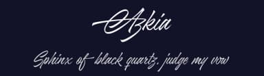 Azkia by Hendra Pratama — Script Handwritten Font — thumbnail 2