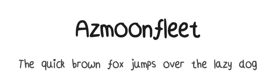 Azmoonfleet by Katie Grove — Script Handwritten Font