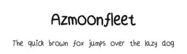Azmoonfleet by Katie Grove — Script Handwritten Font — thumbnail 1
