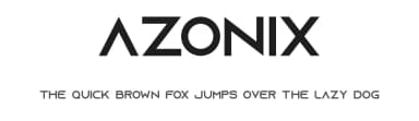 Azonix by Mixo — Sans Serif Font — thumbnail 1