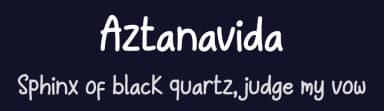 Aztanavida by Denny Sutanto — Script Handwritten Font — thumbnail 2