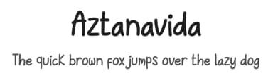 Aztanavida by Denny Sutanto — Script Handwritten Font — thumbnail 1